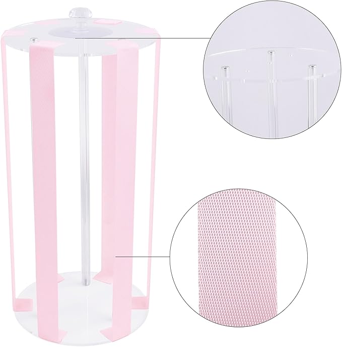 OOSAKU Headband Holder Bow Organizer for Girls,Baby Hair Clips Storage Stand, Hair Accessory Organizer Rack for Baby Newborn Infant Toddler Kids (YT-BXZ-9-fen)