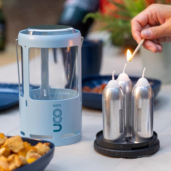 9-Hour White Candles for UCO Candle Lanterns, Long-Burning Candles for Outdoor, Camping, Prepping Supplies and Emergency Preparedness