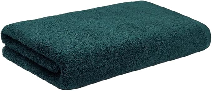 3-Pack Cotton Towels, Soft Quick-Dry Bath Towels for Adults, Thick Face Hand Towels, Absorbent(Dark Green)