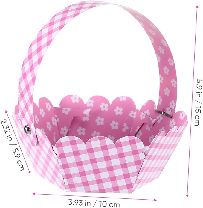 12pcs Easter Basket Eggs and Adorable Bunny Designs for Easter Hunts and Festive Decoration