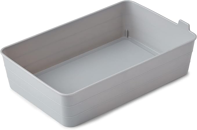 Mainstays Set of 5 Flexible Drawer Storage Organizers, Grey, Blue, Teal