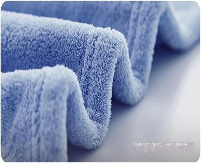 3 Pack Coral Fleece Towels, Thick Soft Bath Towels Absorbent & Minimal Shedding(Green)