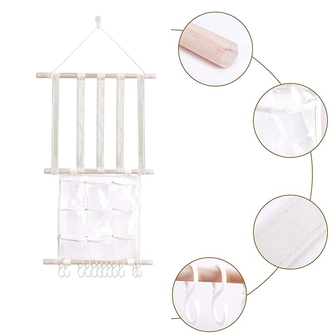 OOSAKU Headbands Holder for Girls Baby Hair Accessories Organizer Storage Wall Hanging Decor for Toddler Girls Room Wall Door Closet Hair Bows Organizer