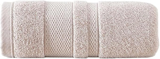 3 Pack Cotton Bath Towels, Soft Absorbent Quick Dry Face Hand Towels, 32 Ply(Camel)