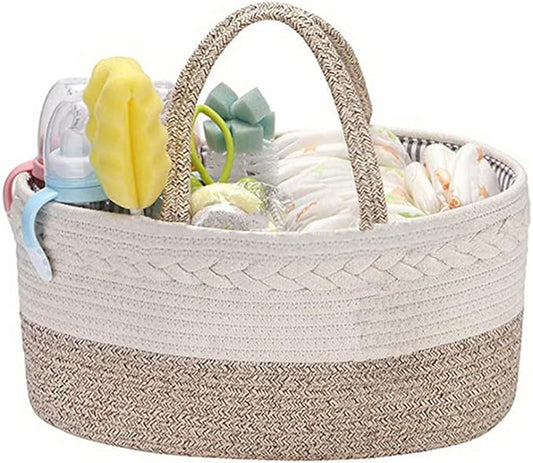Baby Diaper Portable Nursery Storage Basket Mummy Carriage Bag