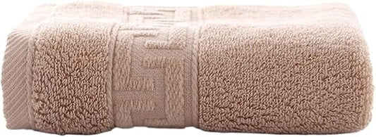 3-Pack Cotton Towels, Soft Absorbent Cloths for Personal Use, 34x34 cm(Brown)