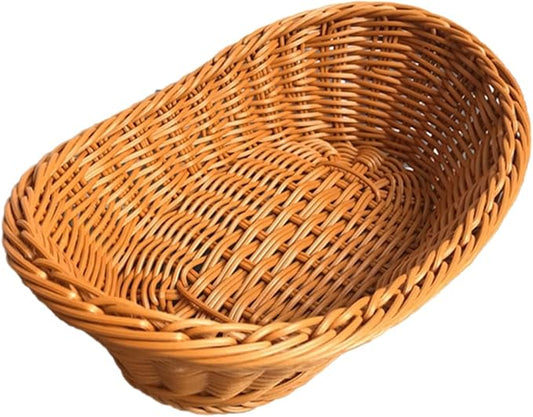 1pc Mini Decorative Basket Handmade Woven Easter Activity Prop for Home and School Desktop Decoration for Crafts and Nursery Use