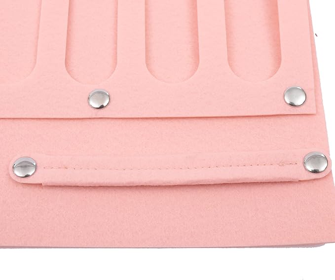 Hanging Organizer Large Capacity for Kids Wall Hanging Hair Headband Organizer Pink Shoe Storage Bag with 24 Pockets Wall Door Closet Organizer for Hair Accessories Toys Shoes