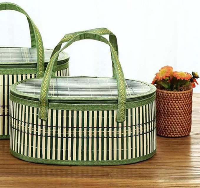 1 PCS Portable Sundries Snacks Basket Outdoor Camping Food Fruit Storage Container Basket