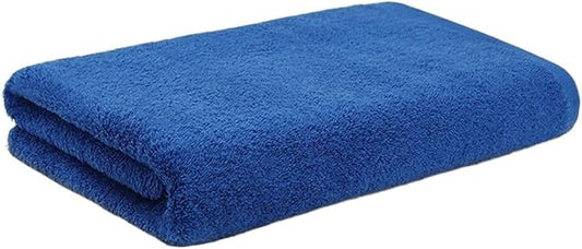 3-Pack Cotton Towels, Soft Quick-Dry Bath Towels for Adults, Thick Face Hand Towels, Absorbent(Blue)