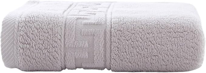 3-Pack Cotton Towels, Soft Absorbent Cloths for Personal Use, 34x34 cm(Grey)