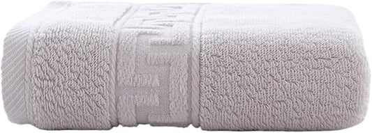 3-Pack Cotton Towels, Soft Absorbent Cloths for Personal Use, 34x34 cm(Grey)