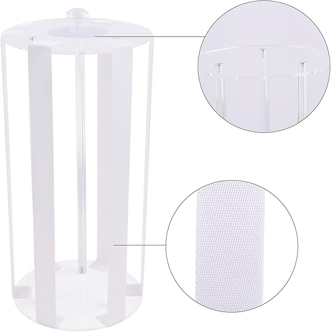 OOSAKU Headband Holder Bow Organizer for Girls,Baby Hair Clips Storage Stand, Hair Accessory Organizer Rack for Baby Newborn Infant Toddler Kids (YT-BXZ-9-bai)