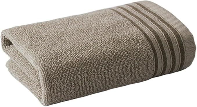 3 Pack Cotton Towels 30x60cm, Soft Thick Bath & Hand Towels, Gentle for Everyday Use(Brown)