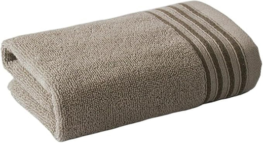 3 Pack Cotton Towels 30x60cm, Soft Thick Bath & Hand Towels, Gentle for Everyday Use(Brown)