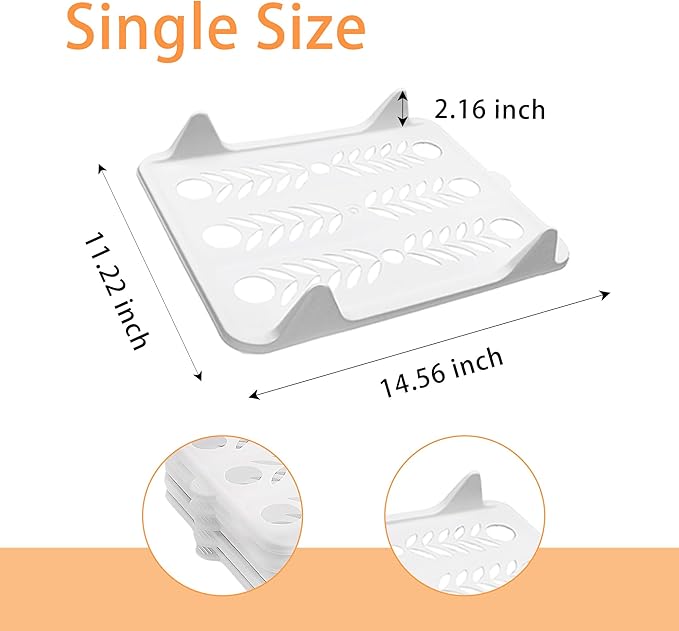 Shirt Folder Board, 10 PCS Clothes Folding Board, Stackable Shirt Organizer for Closet Storage Pants Shorts (14.5"Lx11.2"Wx2.2"H)