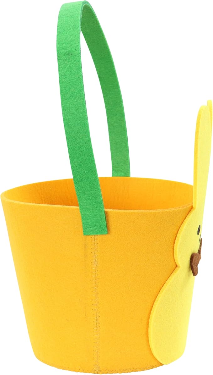 Animal Adventure | Peeps | 7” Collectible Yellow Bunny Felt Basket