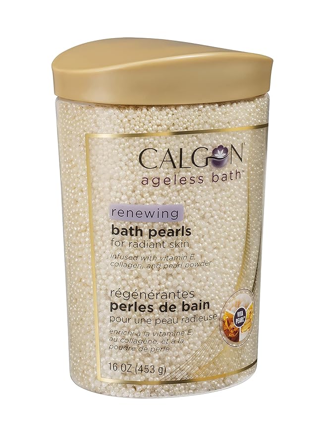 Calgon Ageless Bath Series Renewing Pearls, 16 oz. (Pack of 4)