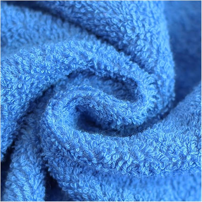 3 Pack 21s Heavyweight Cotton Towels, Quick-Dry Bath & Face Towels, Soft & Absorbent(White)