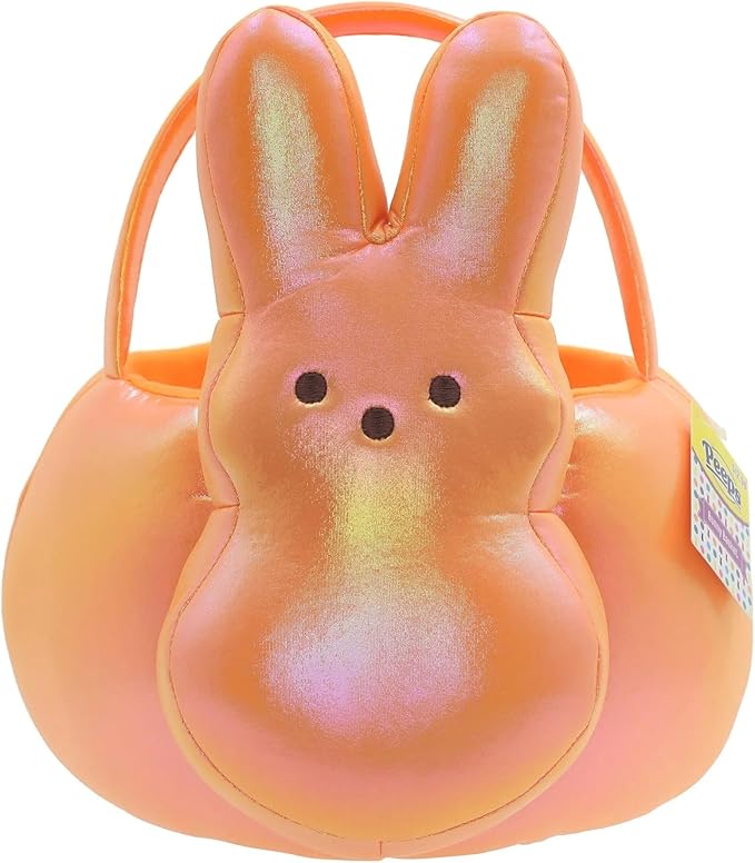 Orange PEEPS Plush Easter Basket