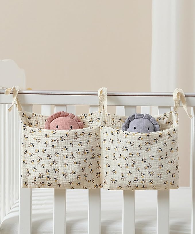 Baby Bedside Hanging Bags Storage Organizer Milk Bottle Toy Crib Baby Nappy-Bag Bed-Bunk Organizing Bag