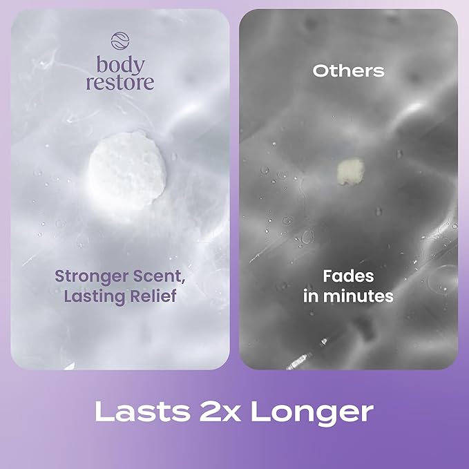 Body Restore Bath Bombs Aromatherapy 15 Pack - Birthday Gifts for Women, Men, Travel Essentials, Stress Relief, Relaxation, Self Care - Lavender