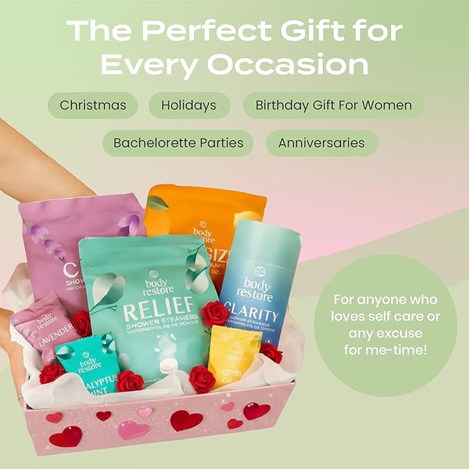 Body Restore Bath Bombs Aromatherapy 15 Pack - Birthday Gifts for Women, Men, Travel Essentials, Stress Relief, Relaxation, Self Care - Tea Tree