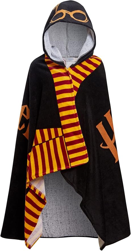 Harry Potter Hooded Towel 100% Cotton Kids Poncho Hogwarts Bathtowel Beach Towel Swimming Wrap Changing Cover Up