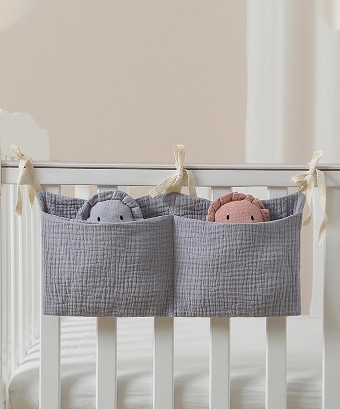 Baby Bedside Hanging Bags Storage Organizer Milk Bottle Toy Crib Baby Nappy-Bag Bed-Bunk Organizing Bag
