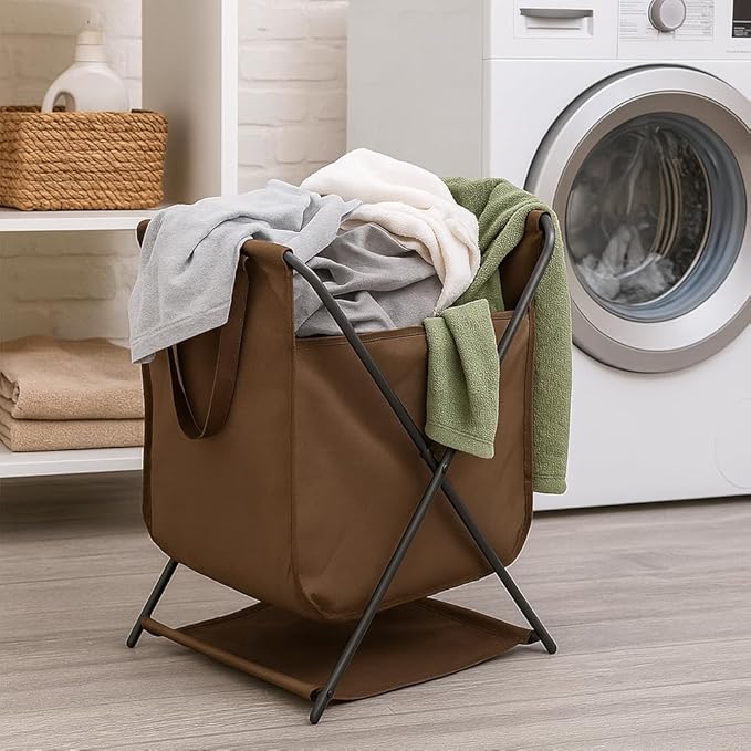 Proman Products Staci Multifunction Storage Bin, 16.5" W x 15" D x 22.5" H, Brown