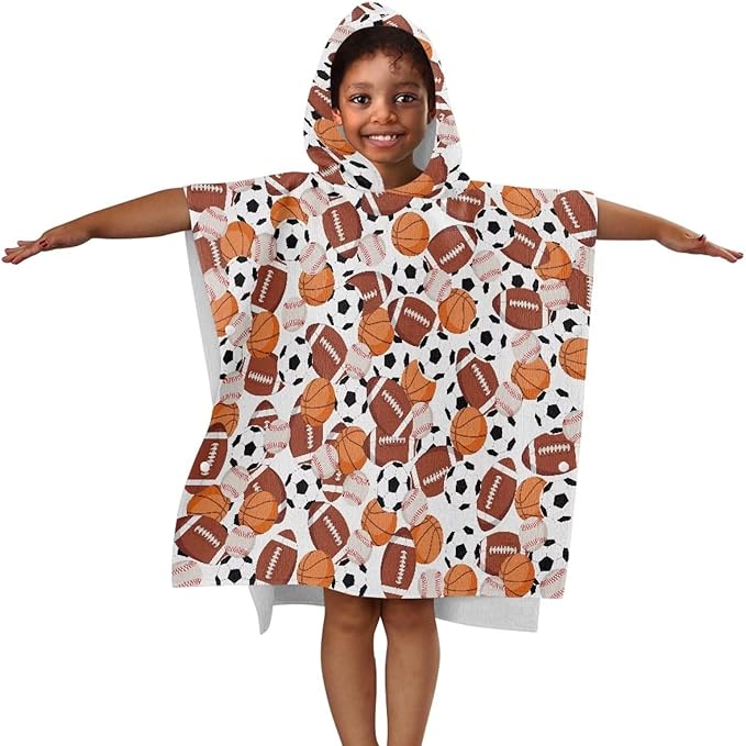 Hooded Bath Towels for Babies Ball Soft Bath Towel for Babies Toddler Infant Bathroom Beach Swim Supplies Perfect Baby Bath Shower Decoration