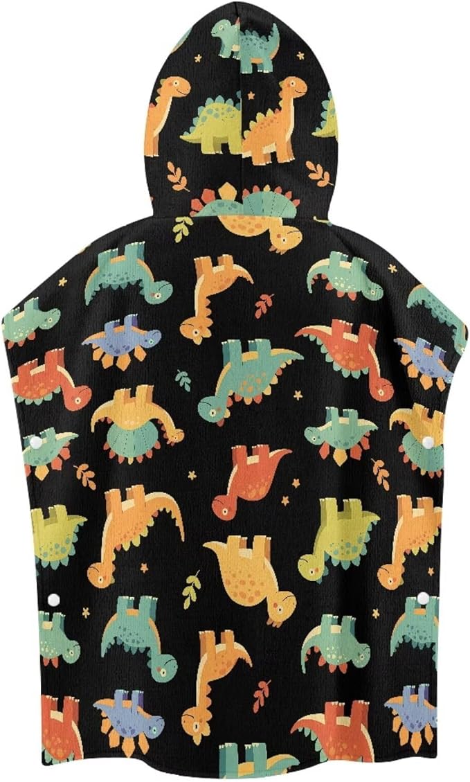 Baby Bath Towel Hooded Ultra Soft Towel Highly Absorbent for Babies Toddler Infant Cartoon Cute Dinosaur Hooded Bath Towel Wrap Toddlers Shower Decorations for Boys Girls