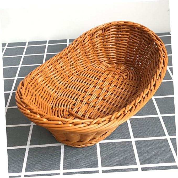 1pc Mini Decorative Basket Handmade Woven Easter Activity Prop for Home and School Desktop Decoration for Crafts and Nursery Use