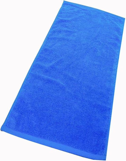 3 Pack 21s Heavyweight Cotton Towels, Quick-Dry Bath & Face Towels, Soft & Absorbent(Dark Blue)