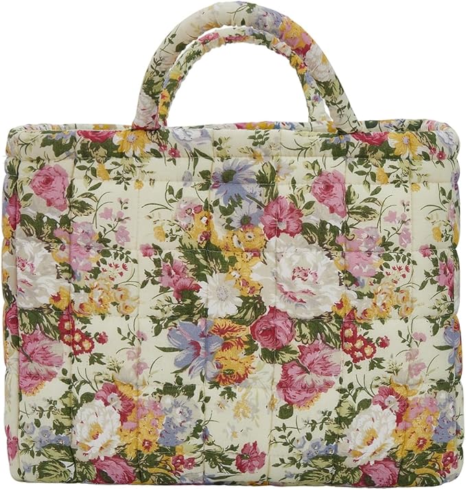 Boho Fabric Storage Basket, Large Capacity Laundry Basket, 12.2'' x 10.23'' x 10.23'' Collapsible Laundry Hamper with Easy Carry Handles (D Multi-Color 3, L)