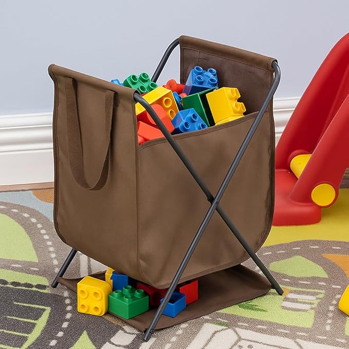 Proman Products Staci Multifunction Storage Bin, 16.5" W x 15" D x 22.5" H, Brown