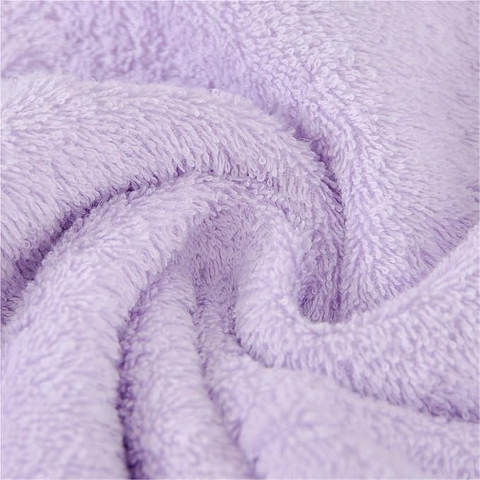 3 Pack Solid Color Cotton Towels, Bath and Face Towels Set, 32S, 92g(Beige)