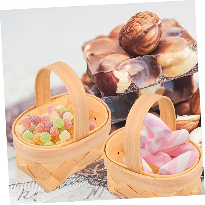 Happyyami 20pcs Woven Candy for Boys and Girls Mini Chocolate Weaving Design for Parties Weddings Birthdays and Festivals