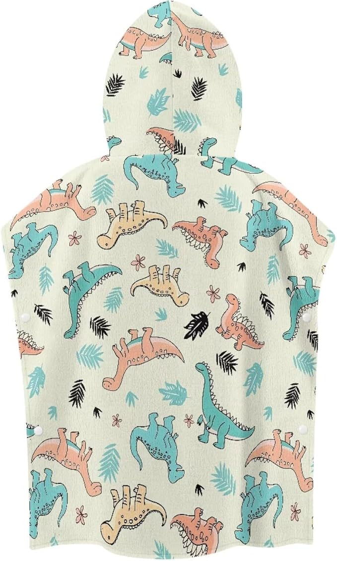 Hooded Bath Towels for Boy Girl Shower Beach Pool Mori Dinosaurs Large Towel Wrap Ultra Absorbent Toddlers Shower Decorations for Babies Toddler Infant