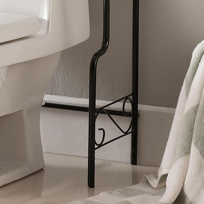 Kings Brand Furniture - Etagere Freestanding Bathroom Shelf Storage Organizer Rack