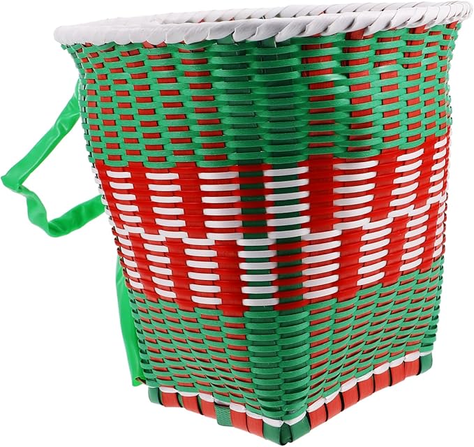 Balacoo Hand Woven and Girls Storage Basket Portable Woven Backpack for Dance Props Rustic Picnic Holder for Toddlers Outdoor Use and Kindergarten