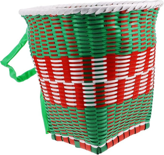 Balacoo Hand Woven and Girls Storage Basket Portable Woven Backpack for Dance Props Rustic Picnic Holder for Toddlers Outdoor Use and Kindergarten