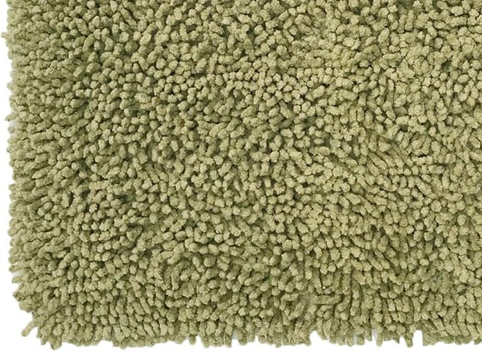 Home Weavers Fantasia Collection 100% Cotton Toilet Lid Cover, 18"x18" Sage – Soft, Absorbent, Washable Bathroom Lid Cover, Non-Slip, Fits Standard & Elongated Toilet Lids