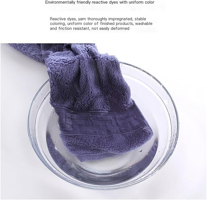 3-Pack Cotton Towels, Soft Absorbent Cloths for Personal Use, 34x34 cm(White)