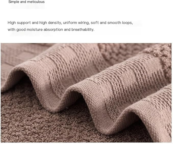 3 Pack Cotton Towels, Thick Soft Absorbent Bath Towels, 33x72cm Face Hand Towel Set for Adults(Blue)