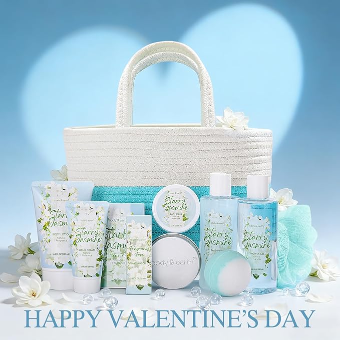 Spa Gifts for Women - Spa Gift Sets for Women, Body & Earth Shower Gift Set with Bubble Bath, Shower Gel, Lotion Set, Mothers Day Gifts for Mom
