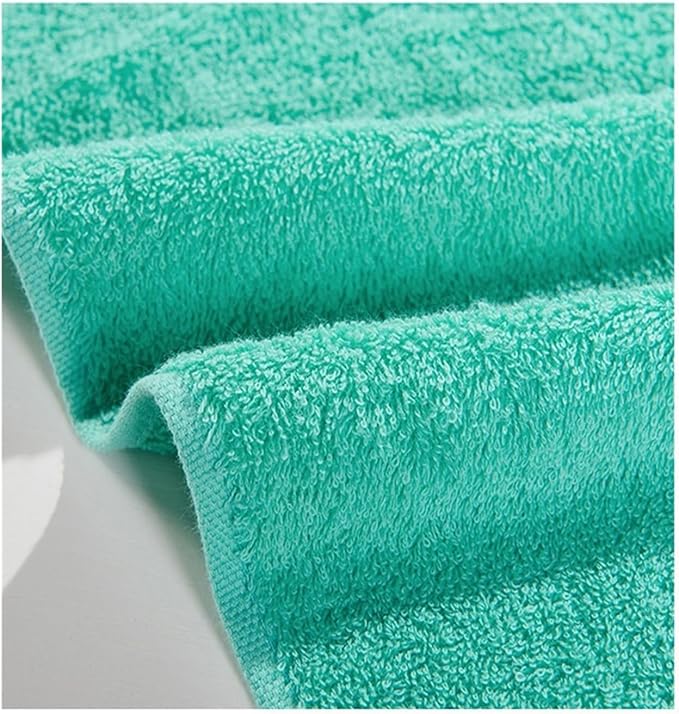 3-Pack Cotton Towels, Soft Quick-Dry Bath Towels for Adults, Thick Face Hand Towels, Absorbent(Dark Green)