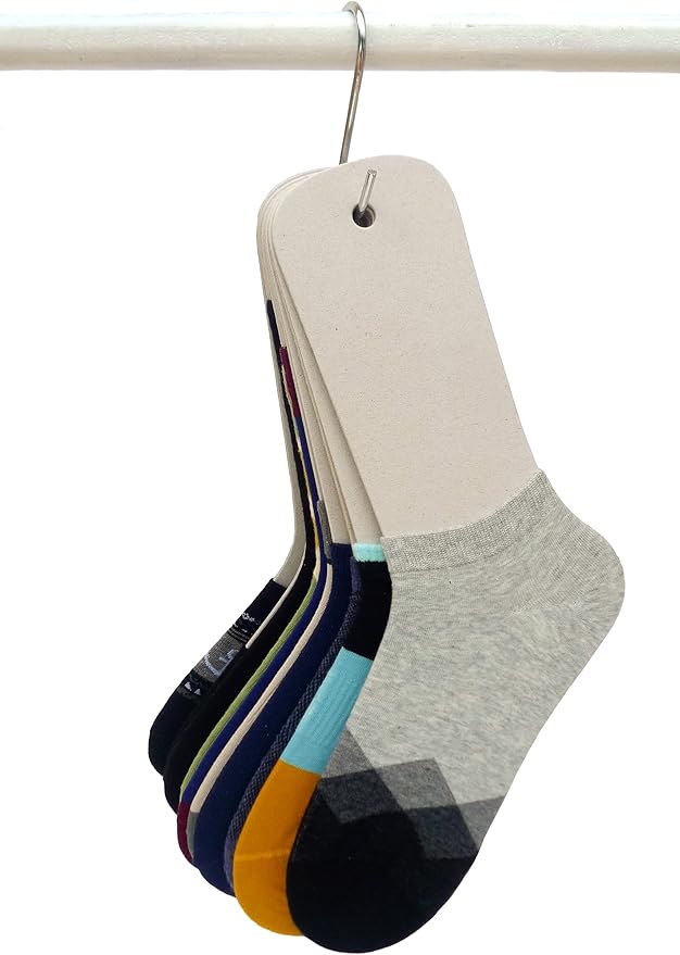 TATYZ Cardboard Sock Inserts Form Blockers, Sock Shaper and Organiser for Storage or Display - 10 PCS (Large)