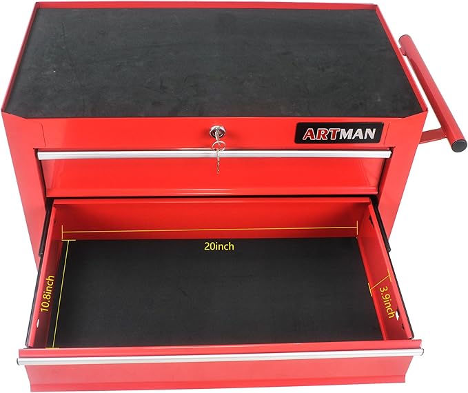 5 Drawers Rolling Tool Chest Cart ,24.2*12.9*29.9"Tool Storage Cabinet With 4 Wheels.Portable Tool Cabinet Trolley With Locking System and Drawer Liners.Tool Storage Cart for Garage,Workshop