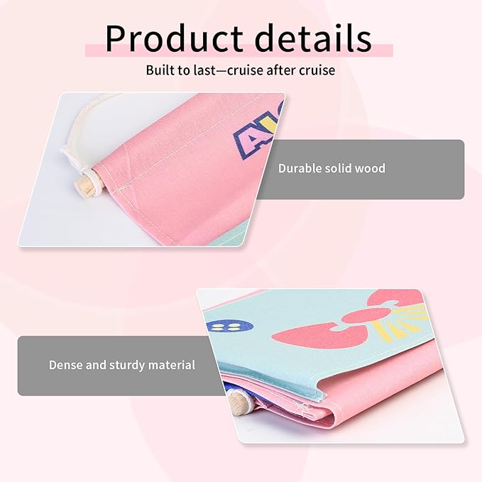 Fish Extender Hanger for Disney Cruise Gift Exchange Pixie Dust DCL Door Hanging Mail Box Bag Personalized 2025 2026 (2 pockets)